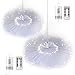 Joomer 2 Pack LED Decorative Lights,120 LED Dimmable Fairy Lights,8 Modes Twinkle Starburst Lights, Waterproof Battery Operated with Remote Control for Home, Patio, Parties, Wedding, Christmas (White)