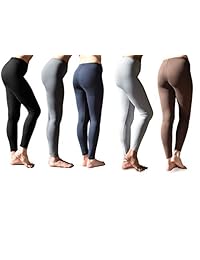 Mallas largas para dama, 5 unidades, extra suaves y elásticas, talla única