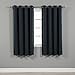 Best Home Fashion Thermal Insulated Blackout Curtains - Antique Bronze Grommet Top - Navy - 52