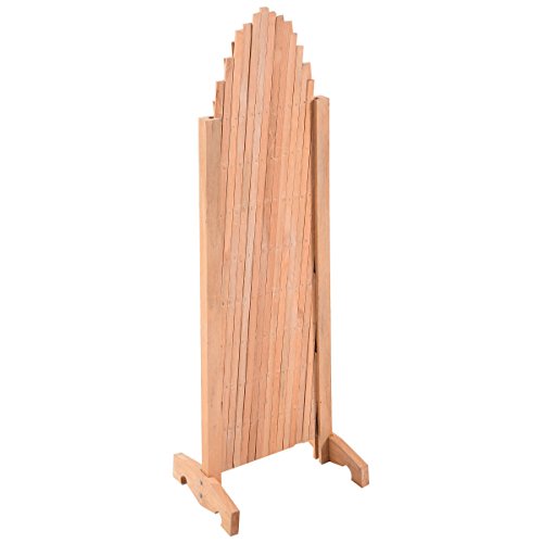 SKEMIDEX---70 4/5 Expanding Portable Fence Wooden Screen Dog Gate Pet Safety Kid Patio Lawn This is about as easy a fencing solution as you can find. This Extend-A-Fence instant home fencing - Thumbnail 7