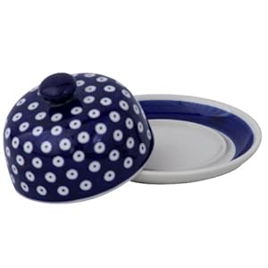 Original Boleslawiec Small Cheese Cover in the Decor 42 – GU-742/42