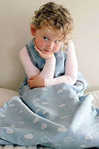 WINTER DUVET MERINO baby Sleeping bag / Sleep Bag, 0-2 yrs old, CLOUDS