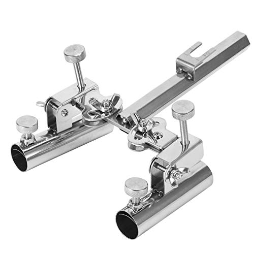 Demeras Stepless Portable Fine-Tuning Light Angelrutenhalter Rutenhalter Rack Doppelrutenhalter Halterung zum Angeln – Bild 4