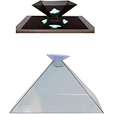 FeiYeup 3D Projection 3D Hologram Projector Py-ramid Mobile Smartphone Hologram 3D Holo-graphic Display Stands Projector Universal