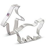 Ann Clark Cookie Cutters 2-Piece Winter and Christmas Cookie Cutter Set with Recipe Booklet, Polar Bear and Penguin
