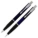 Parker Frontier Translucent Blue Ball Point Pen & Mechanical Pencil Set