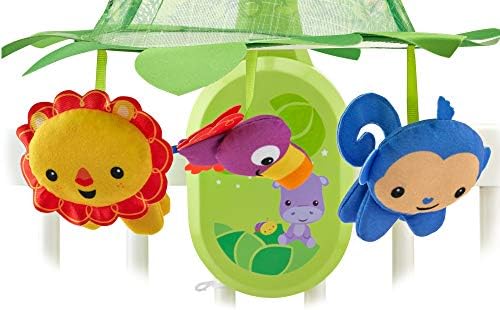 fisher price rainforest grow with me cot mobile