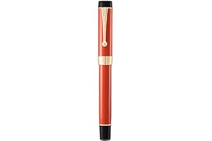 LANXIVI Jinhao 100 Fountain Pen Celluloid Classic Style, #6 Nib Smooth Writing Instrument with Refillable Converter and Pen Case Set