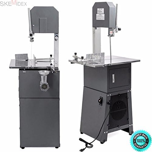 SKEMIDEX-Butcher supplies sausage making supplies electric meat grinders meat grinders for sale meat processing And Professional Meat Cutting Band Saw with Built-in Grinder 3/4 hp motor meatsaw
