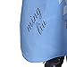 Colorfulife Child Hair Cutting Waterproof Cape Barber Kids Hair Styling Cloth with Snap Closure Professional Home Salon Hairdressing Wrap Cartoon Men Pattern B003 (Blue)