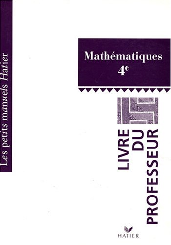 Mathématiques, 4e