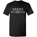 Gucci logo , Gucci T-shirt For Men- BlackGucci logo, Gucci T-shirt For Men- Black