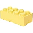 Room Copenhagen, LEGO Storage Brick Box - Stackable Storage Solution - Brick 8, Cool Yellow