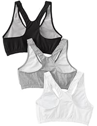 Sujetador con espalda cruzada para dama (3 unidades)
