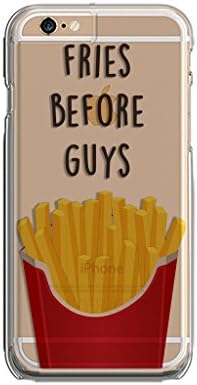HARD PLASTIC TRANSPARENT CASE for IPHONE 6 PLUS / 6S PLUS - FRIES BEFORE GUYS