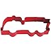 Fire Truck Red Poly Resin Coated Tin Cookie Cutter 5