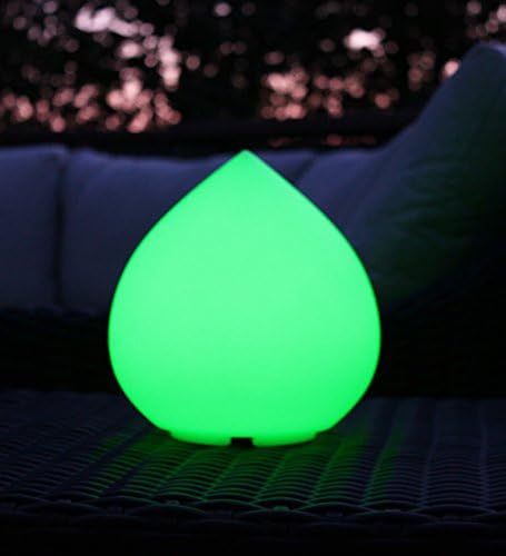 10.5" Tall Teardrop Indoor/Outdoor Wireless LED 16 Color Changing Waterproof Table Mood Glow Lamp/Lantern - Party Light with Remote Control