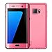 Galaxy S7 Edge Waterproof Case, Tomplus Full-body Underwater Waterproof Snowproof Shockproof Dirtproof Durable Full Sealed Protection Case Cover for Samsung Galaxy S7 Edge (Z-Pink)