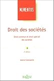 Droit des sociétés : Droit commun et droit spécial des sociétés by 