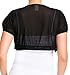 eVogues Sheer Cropped Short Sleeve Bolero Shrug