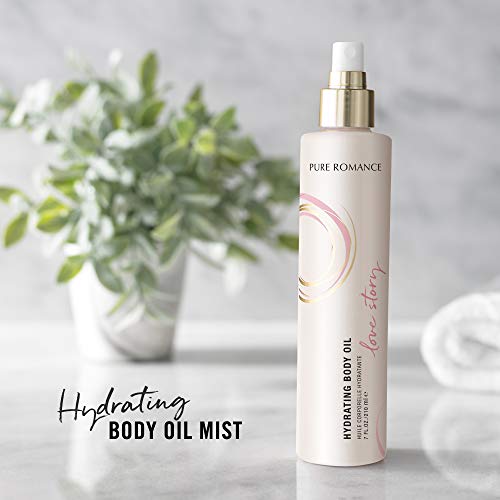 Pure Romance Body Dew, Hydrating Body Oil Mist for Women Looking for