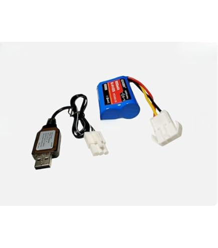 Amazon.com: ECHOBBY 6.4V 2S 900mAh HFC1850 LiFePO Battery Pack EL4