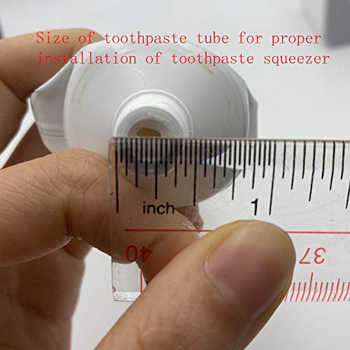 Eif Automatic Toothpaste Dispenser Set with Wall Mounted Kids Hands Free Toothpaste Squeezer for Kids Shower Bathroom Sink. Pack of 1 (1 Pack) (Gray)
