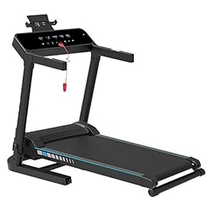 Elliptical Machine Cross Trainer Running Machines Treadmill Space Saver Fitness with Tablet Holder Electric Machine Walking Running Fitness Machine for Fitness Gym (Color : White, Size : 124.5x138x62c