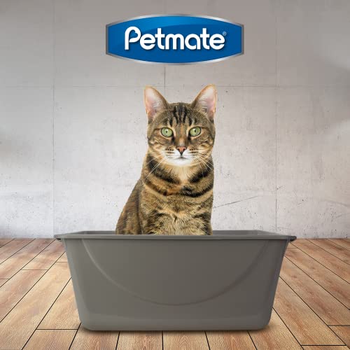 Petmate Open Cat Litter Box, Extra Large Nonstick Litter Pan Durable