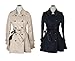 Jntworld Fashion Slim Double Button Long Sleeve Trench Coat Outerwear