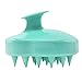 Nearbyme Hair Scalp Massager, Hair Shampoo Brush with Soft Silicone Brush (Green)