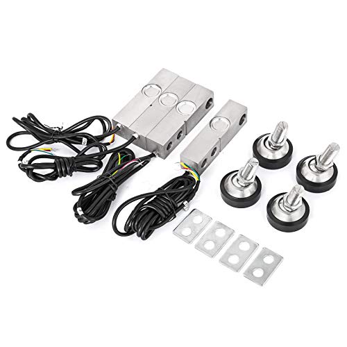 Mophorn 2.5T Livestock Scale Kit 5000LBS High Precision Indicator Floor Scale Kit Waterproof Material Animal Scale Kit for Hogs Goats Sheep Alpaca(2.5T Indicator)Â 