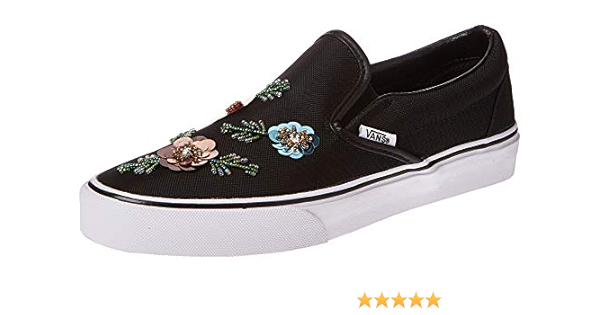 vans sequin slip ons