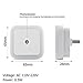 MIJOYEE（8 pcs）Night light Plug in LED Wall LED light with Smart Sensor ON/OFF Automatically. (White 0.5 W)