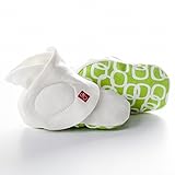 goumiboots - smart, stay on baby booties unisex - 1 pack S/M bubbles (lime)