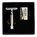 CS-202 Classic Samurai Short Handle Double Edge Safety Razor with 5 Astra Double Edge Razor Blades