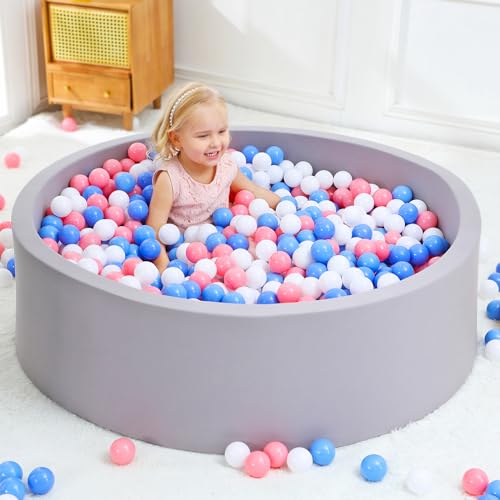 Foam Ball Pit for Toddlers, Large Baby Ball Pit for Babies with - Main Image
