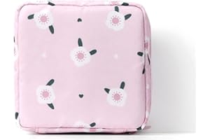 Sanitary Organizer Bag: 4.72 * 4.72in Compact Accessories Management(White)