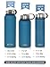 MIRA 22 Oz Stainless Steel Vacuum Insulated Wide Mouth Water Bottle - Thermos Keeps Cold for 24 hours, Hot for 12 hours - Double Wall Hydro Travel Flask - Hawaiian Blue