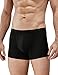DAVID ARCHY Mens Underwear Ultra Soft Micro Modal Support Pouch Trunks Moisture Wicking Boxer Briefs for Men 4 Packs (S, Black)
