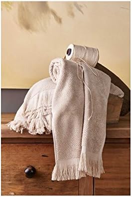 Serra Home Hotel &amp; Spa Marvel Beige Towel 85X150 Soft Turkish Cotton Hand-Face Towel, Machine Washable Luxury Bath Sheet Set