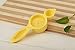 Home Value Round Carved Plastic Maamoul Mold Press, Middle Eastern Cookie & Cake Mold, Yellow (COOKIECUTKAAB228)