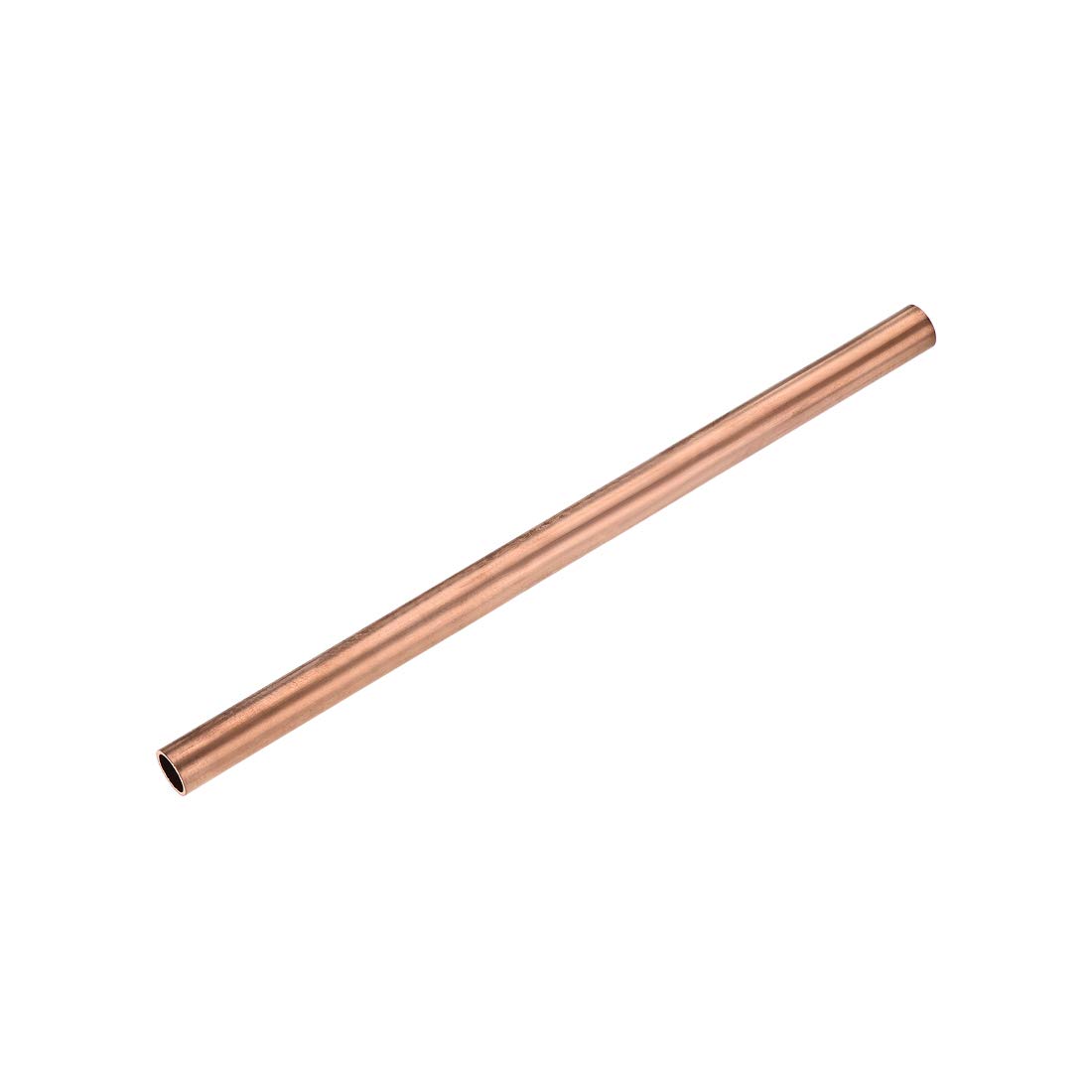 sourcing map Copper Round Tube, 11mm OD 1mm Wall Thickness 200mm Length Straight Pipe Tubing