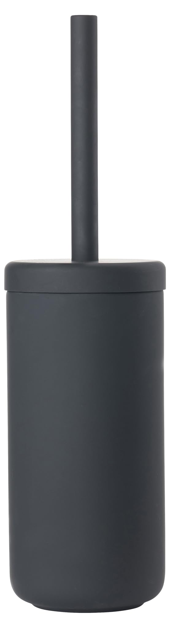Zone Denmark Ume Toilet Brush, Bathroom Toilet Brush with Holder, Hygienic WC Cleaning Brush, Removable Inner Cup for Easy Cleaning, Modern Scandinavian Design, 38.7 cm, Black