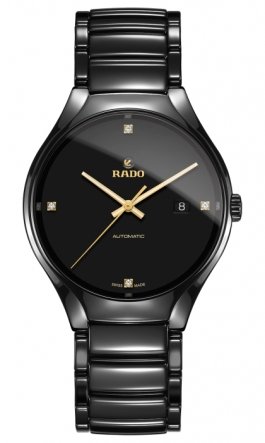 Rado R27056712 True Automatic Mens Watch - Black Dial