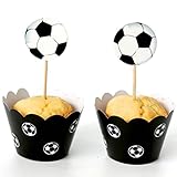 Museya 12pcs Birthday Cake Topper with Wrapper
