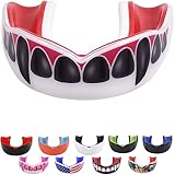 Oral Mart White/Red Adult Vampire Black Fangs