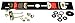 Maxpower 330100 16" Universal Power Rake/Dethatcher Lawn Mower Blade, Black primary