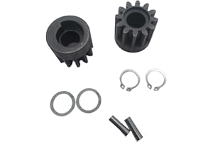 Lawn Sweeper Wheel Drive Pinion Kit R-2485-LHRH for Brinly Hardy STS-42 426 420 427, Metal Gear Set with Locating Pins