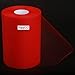 Tulle Roll Spool 6 Inch x 100 Yards (300FT) Wedding Party Decoration,Tutu Skirts with Elastic Band by RayCC (Red)